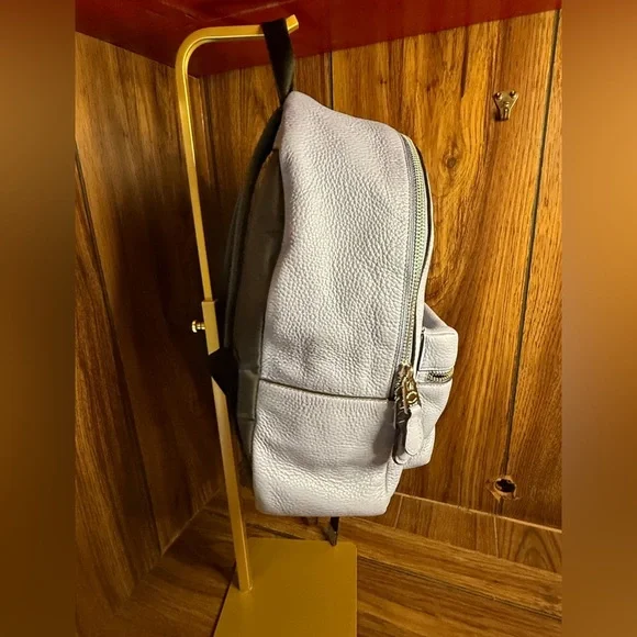 Coach Blue Leather Backpack - Picture 2 of 10